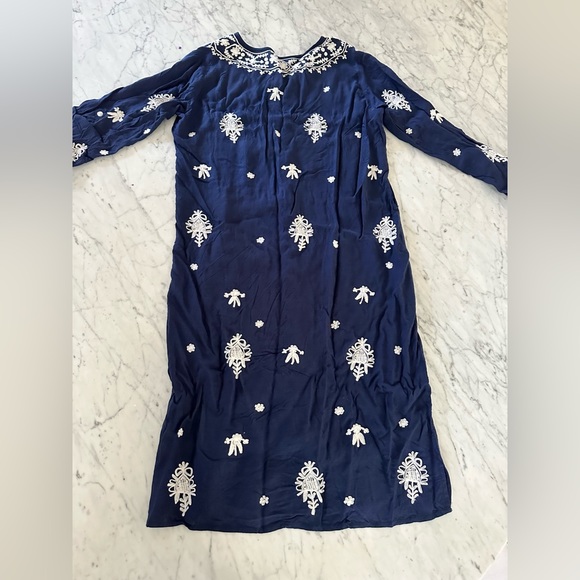 Navy Boho Melissa Obadiah Coverup - Picture 8 of 8
